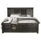 A-America Sun Valley 3 Piece Queen Storage Bedroom Set in Charcoal, , large