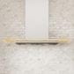 Zephyr Modena 30" Color Changing Wall Mount Chimney Range Hood in Stainless Steel, , large
