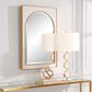 Uttermost Crisanta Mirror in White and Gold, , large