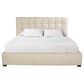 Bernhardt Avery Queen Upholstered Bed in Cream, , large