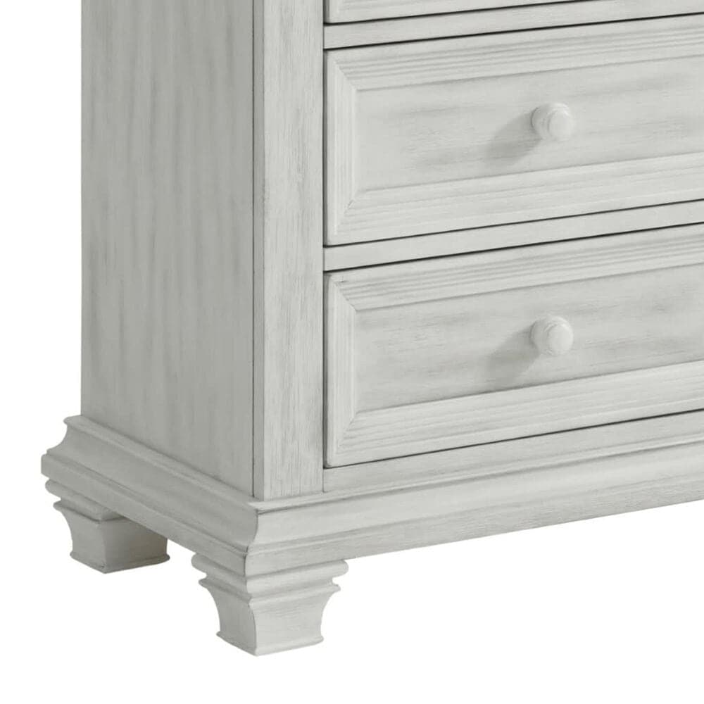 Oxford Baby Weston 2-Piece Crib and Dresser Nursery Set in Vintage White, , large