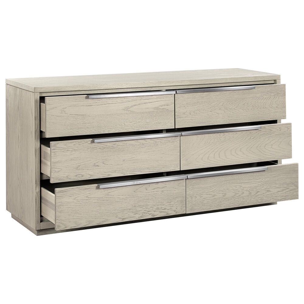 Blue River Abbey 6 Drawer Dresser in Gray Oak Wood, , large