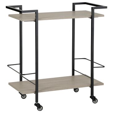 Ashley Waylowe Bar Cart in Light Natural and Black, , large