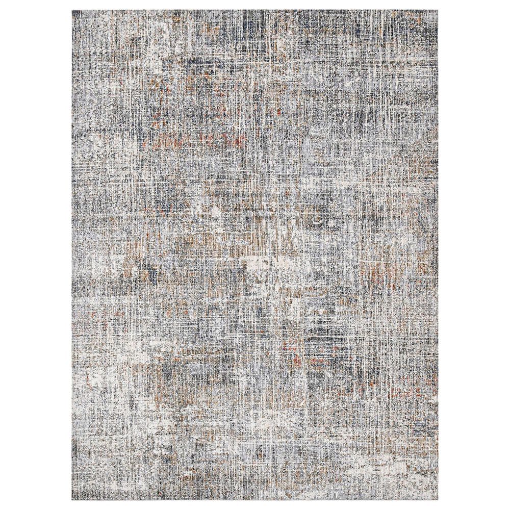 Amer Rugs Vermont VRM-5 2" x 3" Gray and Orange Area Rug, , large