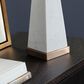 Crestview Collection Harrison Table Lamp in White and Brass, , large
