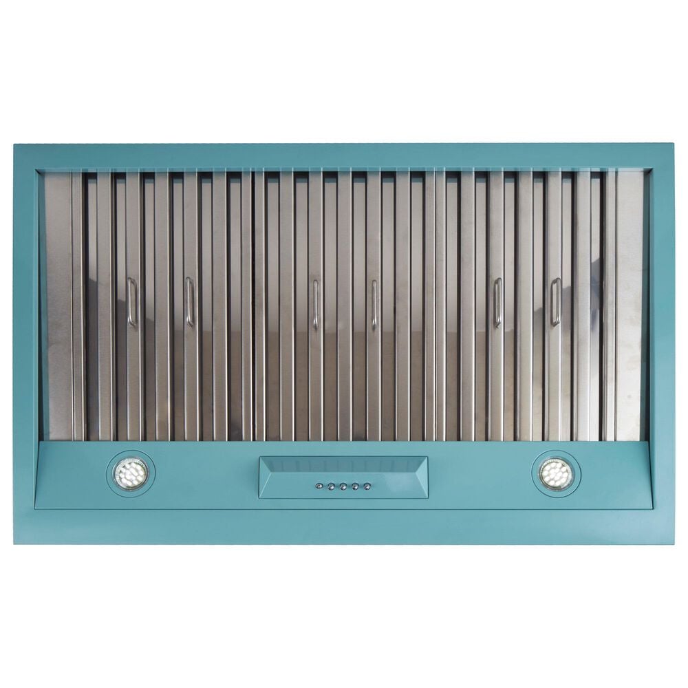 Unique Appliances Classic Retro 36" Under Cabinet Range Hood in Ocean Mist Turquoise, , large