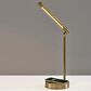 Adesso Dax LED Wireless Charging Desk Lamp in Antique Brass, , large