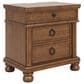 Ashley Rowlenstown California King Panel Bed with Dresser, Chest, and Two Nightstands in Brown, , large