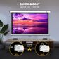 Kodak 100" Manual Pull Down Projector Screen, Large 16:9 Retractable Projector Screen, , large