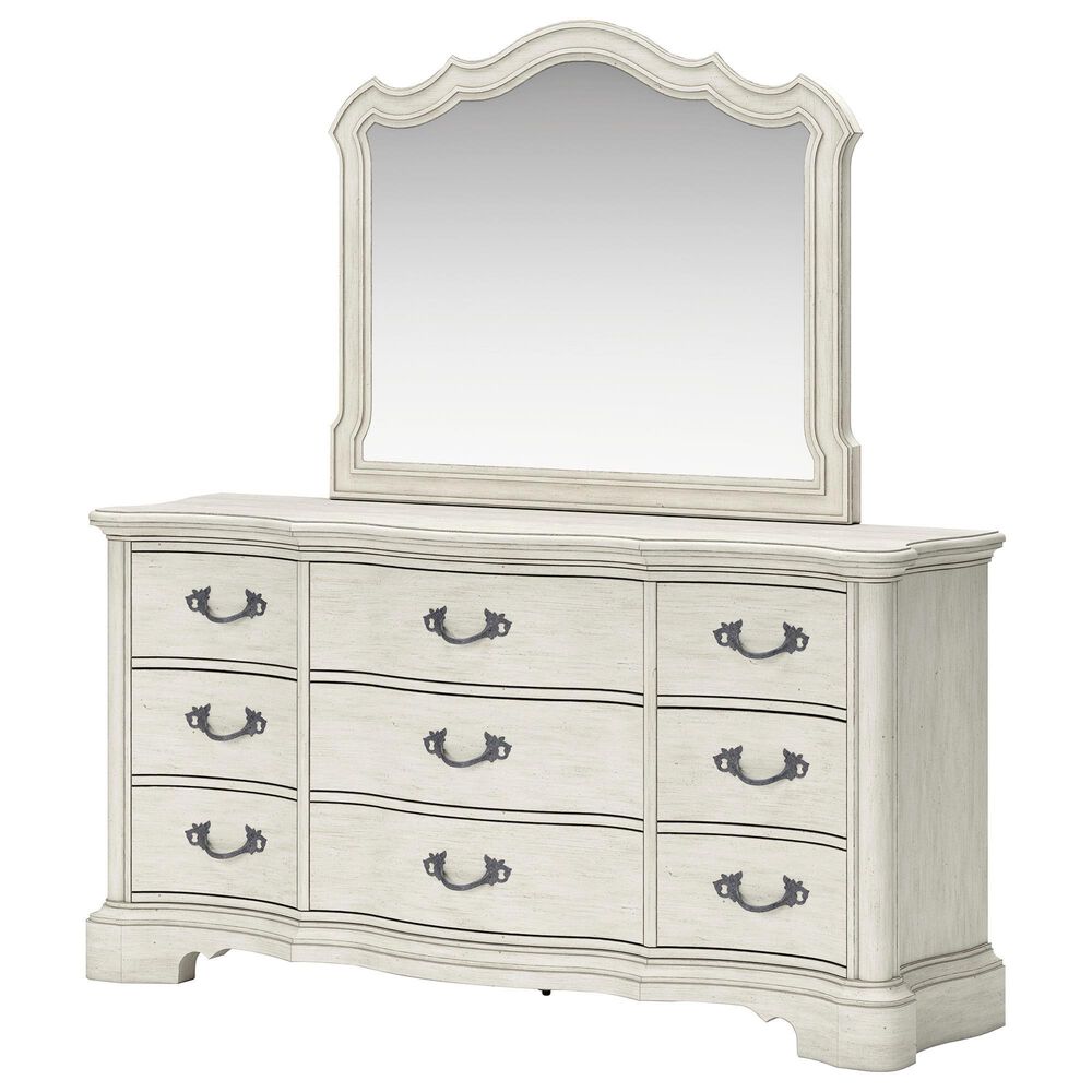 Millenium Arlendyne 4-Piece King Bedroom Set in Antique White, , large