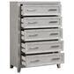New Heritage Design Fiona 5-Piece Queen Bedroom Set in Mist Gray, , large