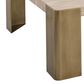 Uttermost Caress Coffee Table in Honey Beige and Antique Brass, , large