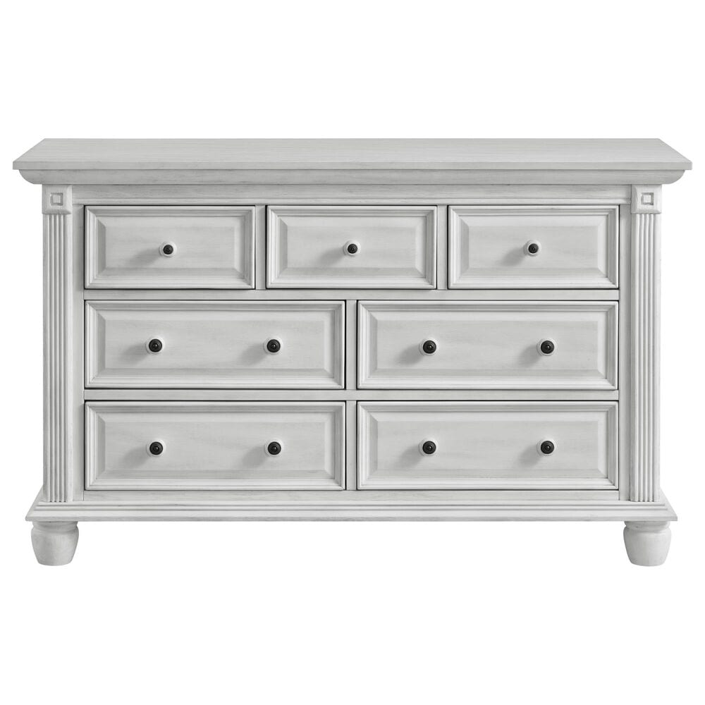 Oxford Baby London Lane 7-Drawer Dresser in Vintage White, , large