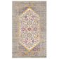 Safavieh Madison MAD122G-4 4" x 6" Light Grey/Fuchsia Area Rug, , large
