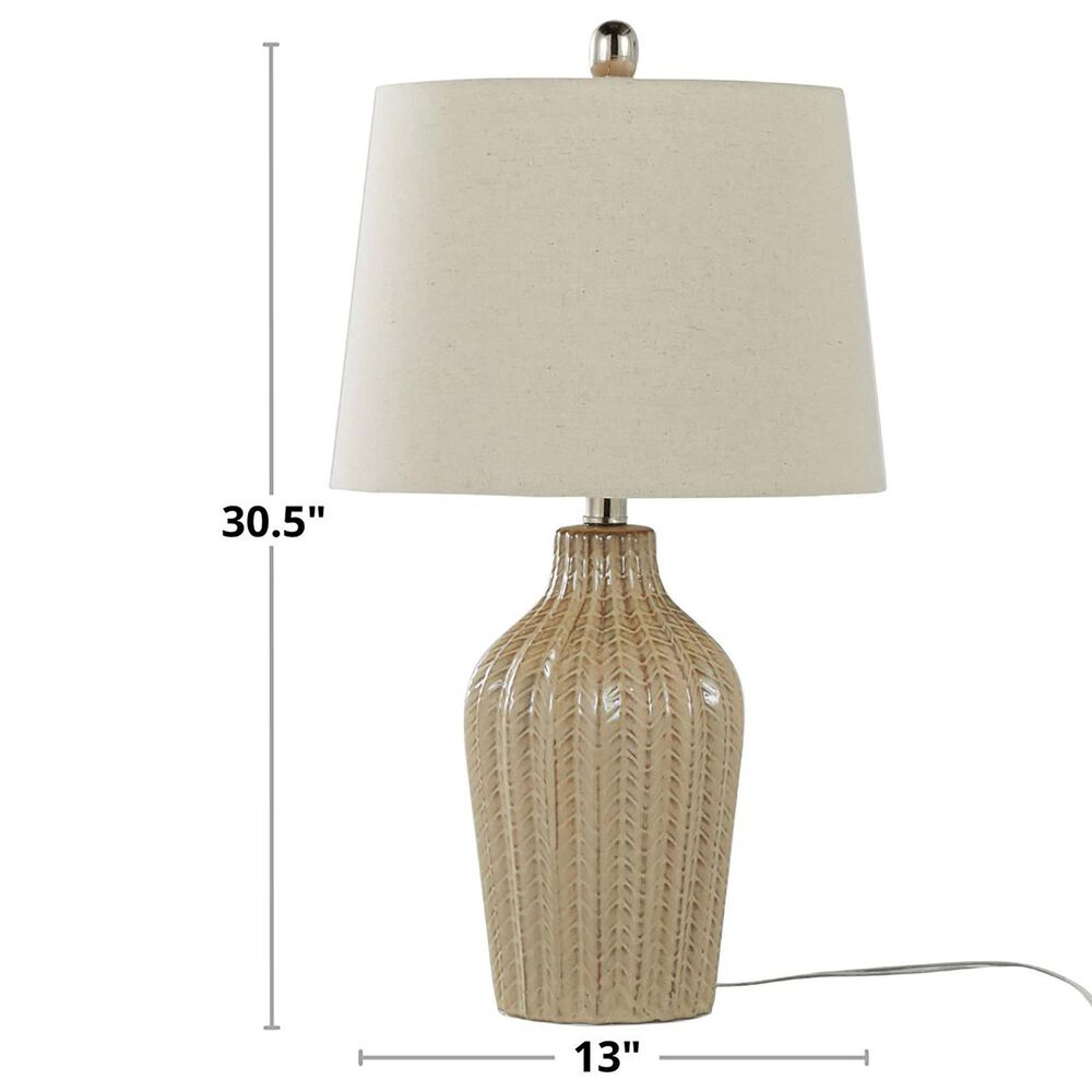 LumiSource Rockwell Table Lamp in Dark Blue and Polished Nickel (Set of 2), , large
