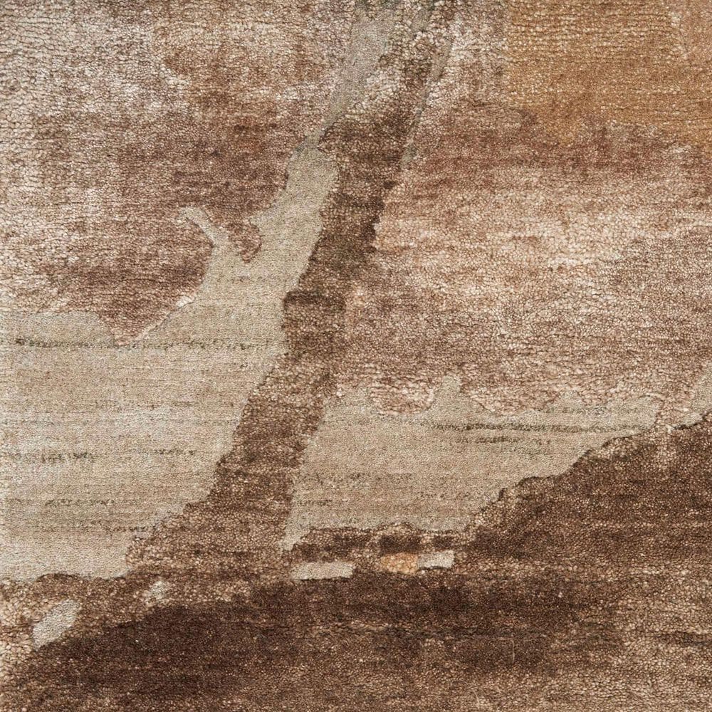 Nourison Silk Shadows 2&#39; x 3&#39; Beige and Silver Area Rug, , large