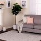 Trisha Yearwood Rug Collection Trisha Yearwood Relax Florella 7"10" x 9"10" Cloud and Metal Area Rug, , large