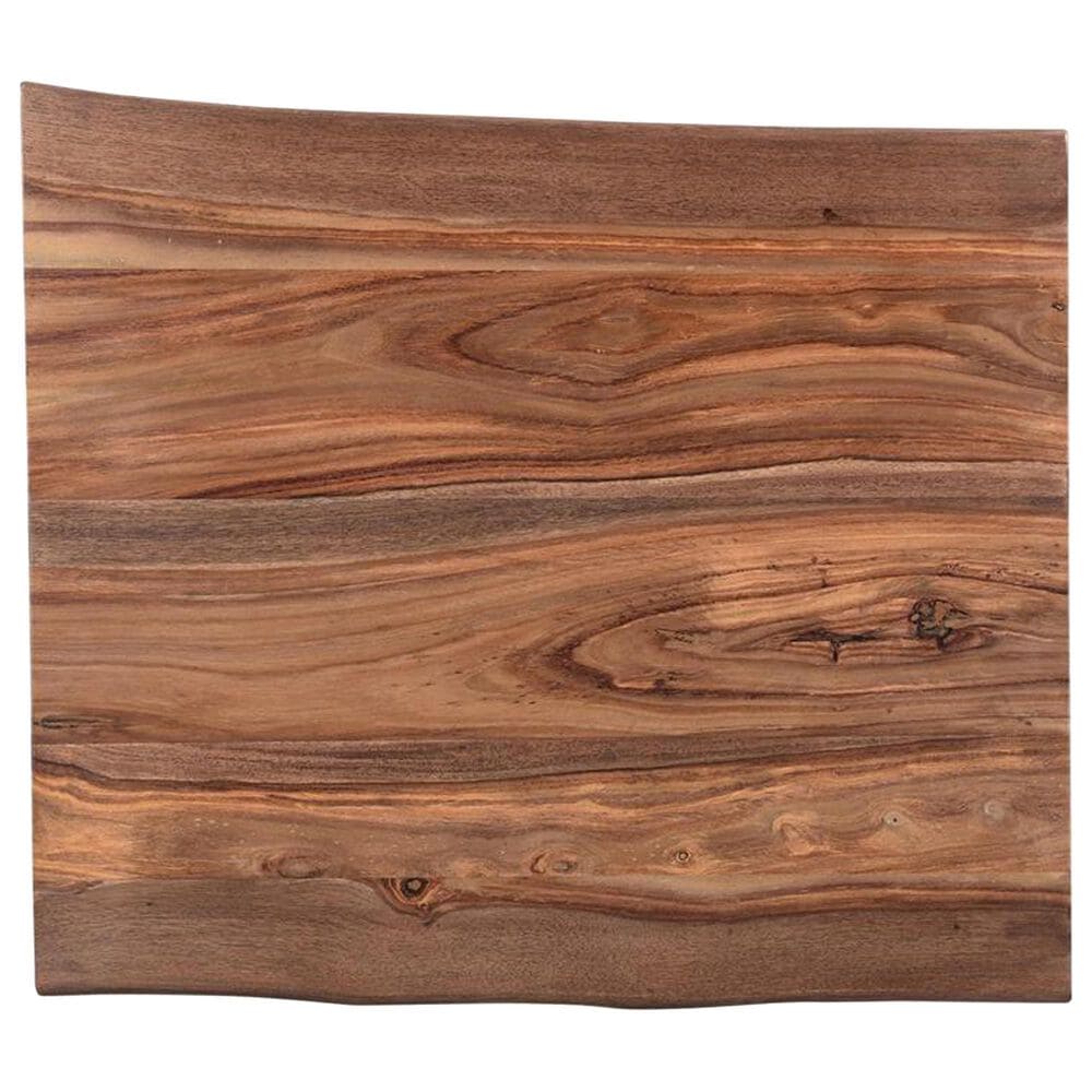 Linden Boulevard Brownstone II End Table in Nut Brown and Black, , large