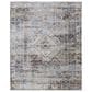 Feizy Melrose 6"7" x 9"6" Ivory and Multicolor Area Rug, , large