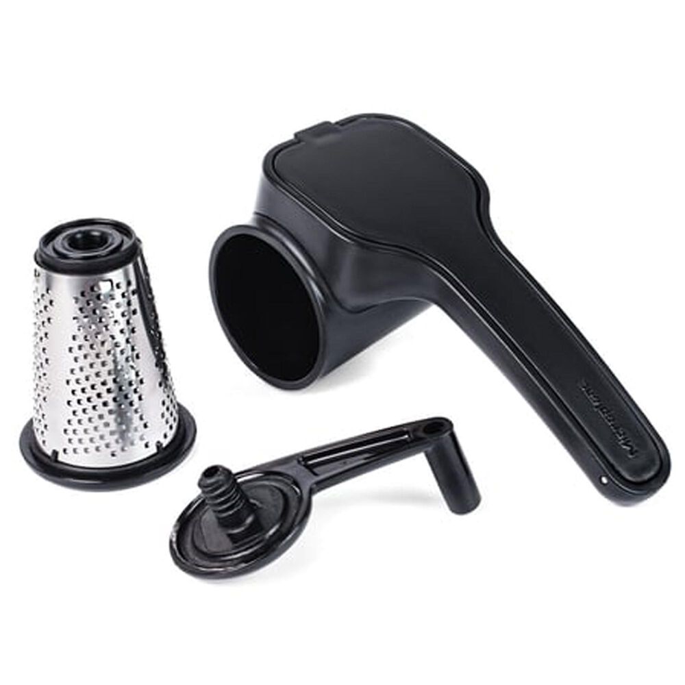 Microplane Fine Rotary Grater in Black, , large