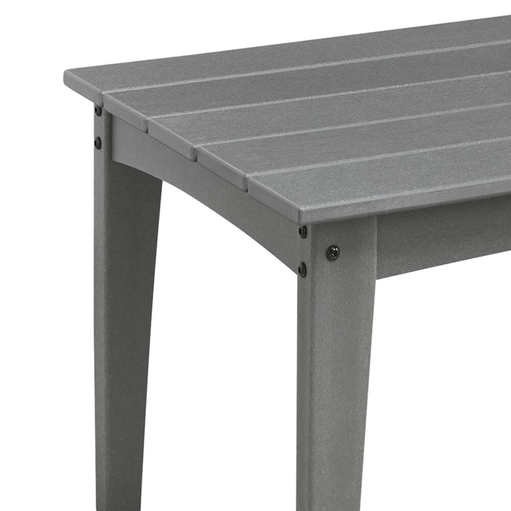 Ashley Cove Beach Outdoor Cocktail Table in Gray, , large