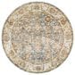 Surya Mona Lisa 5"3" Round Tan, Light Sage, Dark Blue, Mustard, Olive, Sage, Brick Red and Burgundy Area Rug, , large