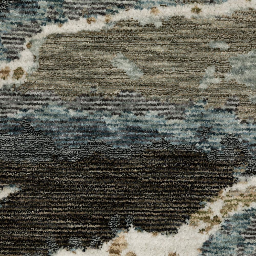 Oriental Weavers Echo Blue and Green 2&#39;3&quot; x 7&#39;6&quot; Runner, , large