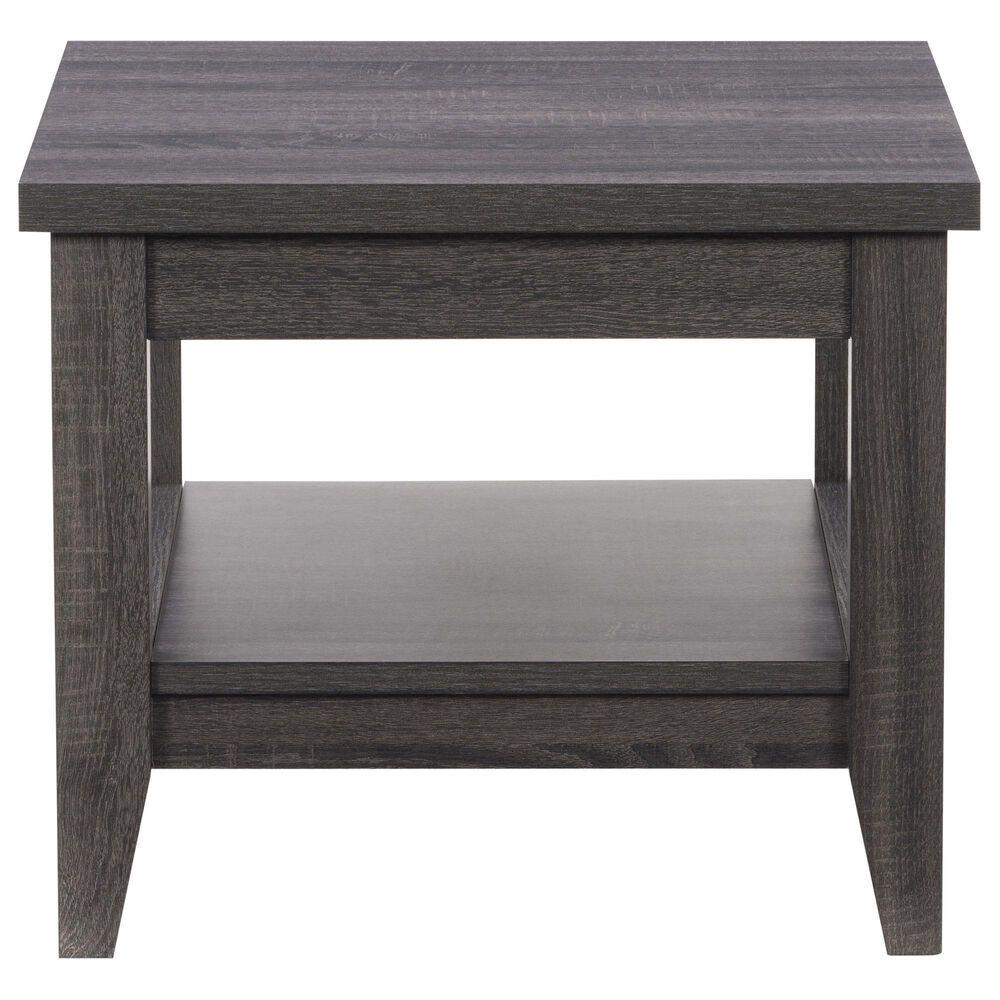 CorLiving Hollywood Side Table in Dark Grey, , large