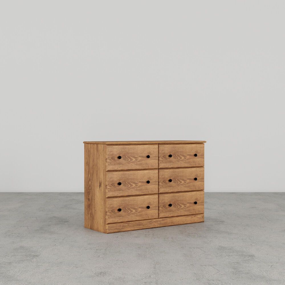 Lemoore Essentials 45" 6-Drawer Dresser Only in Saratoga Pine, , large