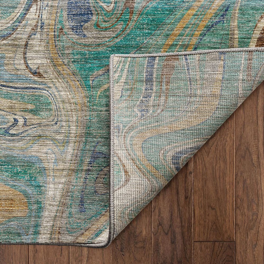 Dalyn Rug Company Nexus NX6 Teal 3' x 5' Area Rug, , large