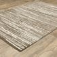 Oriental Weavers Galileo GAL05 Brown and Ivory 6"7" x 9"6" Area Rug, , large