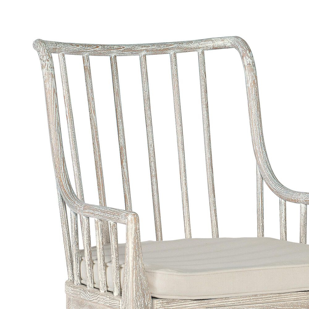 Hooker Furniture Serenity Bimini Arm Chair in Whitewashed Oak &#40;Set of 2&#41;, , large