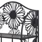Maple and Jade 66" Traditional Bakers Rack in Black, , large