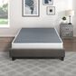 Hearth and Haven Eastern King Foundation with Textured Fabric Cover, , large