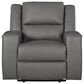 Ashley Brixworth Manual Zero Wall Recliner in Slate, , large