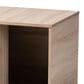 Baxton Studio Jasper 2-Door Cat Litter Box Cover House in Oak, , large