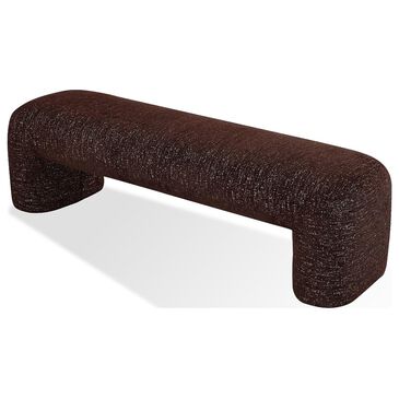 Urban Home Anansi Mocoa Upholstered Bench in Mongoose, , large