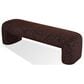 Urban Home Anansi Mocoa Upholstered Bench in Mongoose, , large