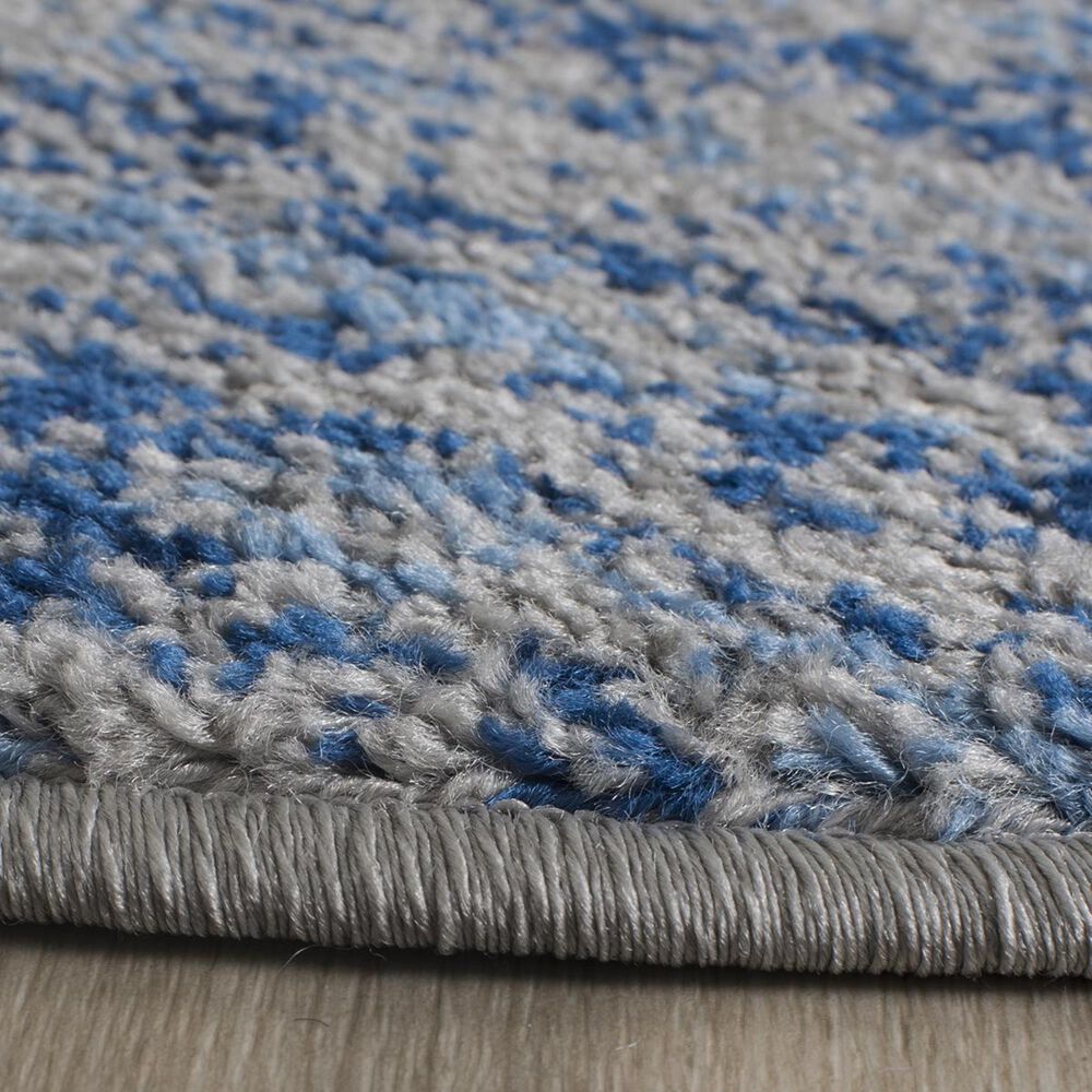 Safavieh Adirondack ADR117D-4R 4&#39; x 4&#39;  Blue/Silver Round Rug, , large