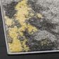 Safavieh Adirondack ADR134H 4" Square Grey and Yellow Area Rug, , large