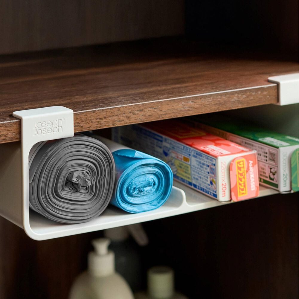 Joseph Joseph CupboardStore Film, Foil and Bag Organizer in Stone, , large