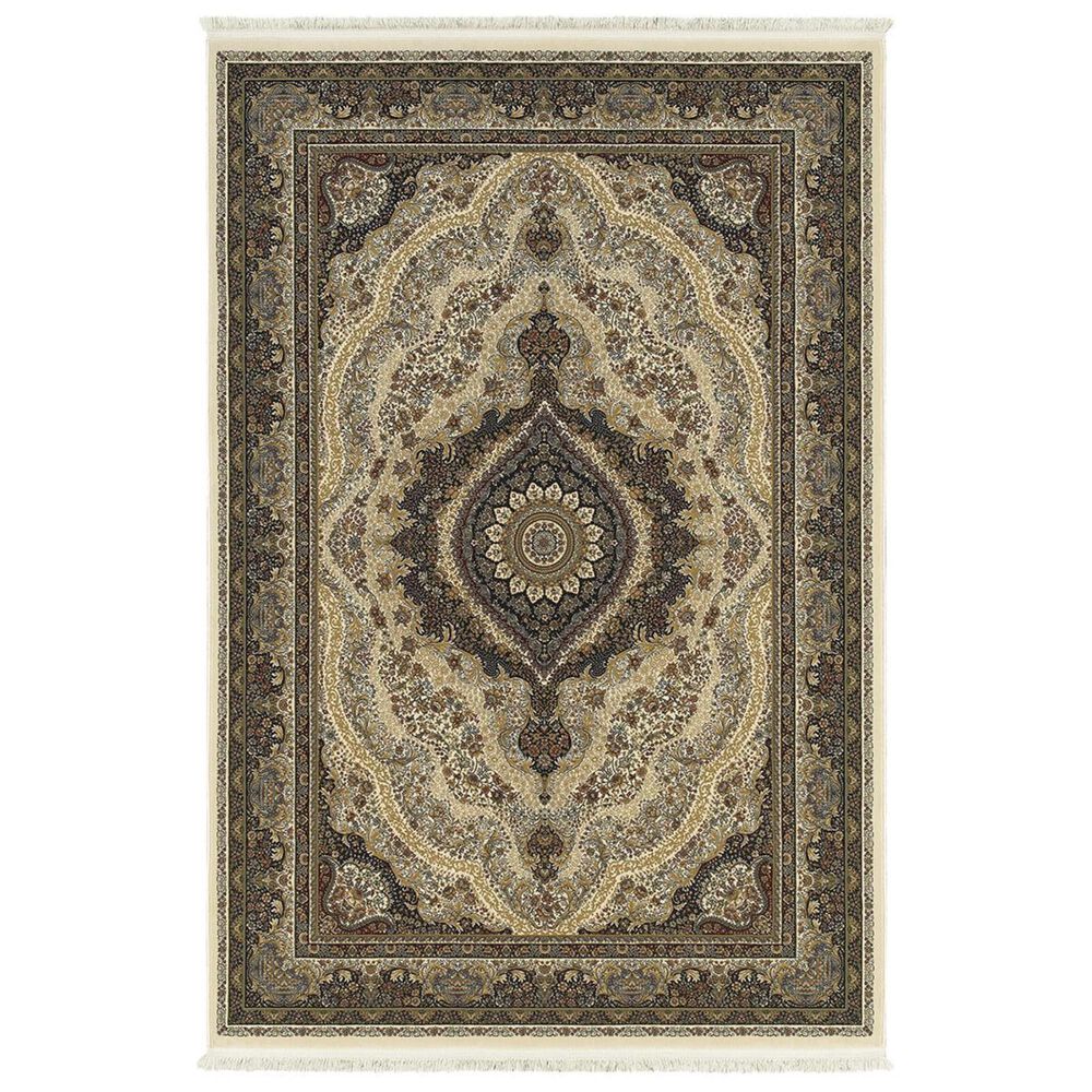 Oriental Weavers Masterpiece 111W 3"10" x 5"5" Ivory Area Rug, , large
