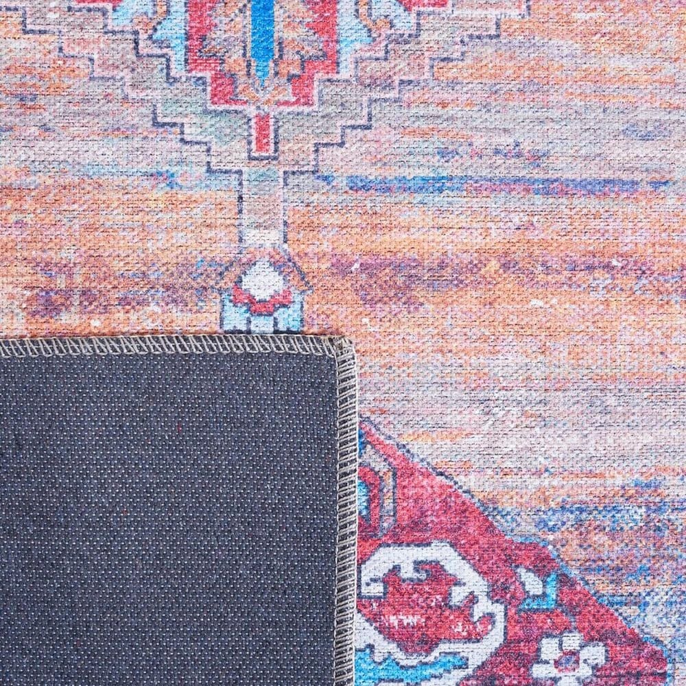 Safavieh Serapi 6&#39;7&quot; x 9&#39; Rust and Navy Area Rug, , large