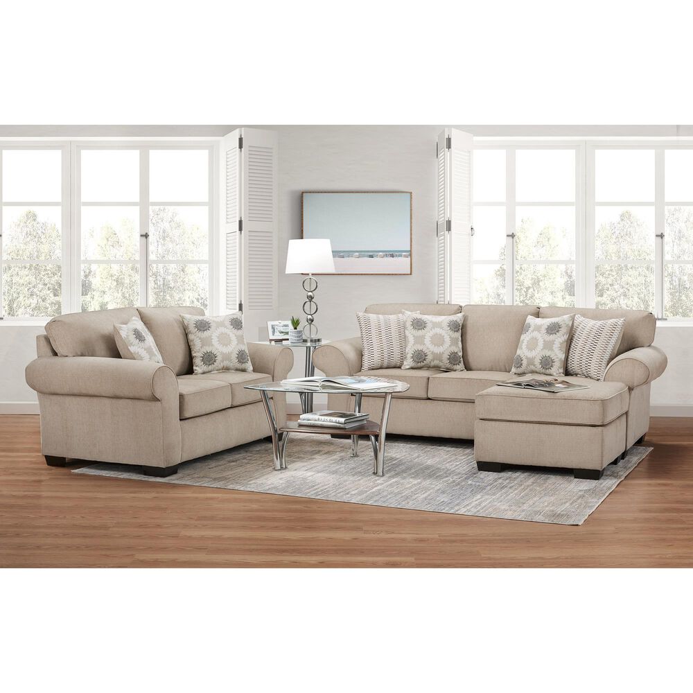 Arapahoe Home Stationary Loveseat in Tycoon Khaki, , large