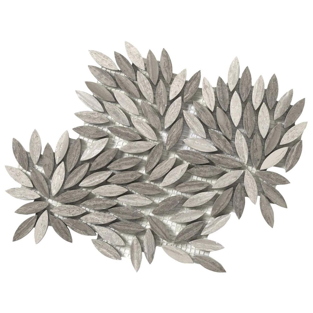 Emser Metro Gray 9" x 10" Honed Natural Stone Mosaic Sheet, , large