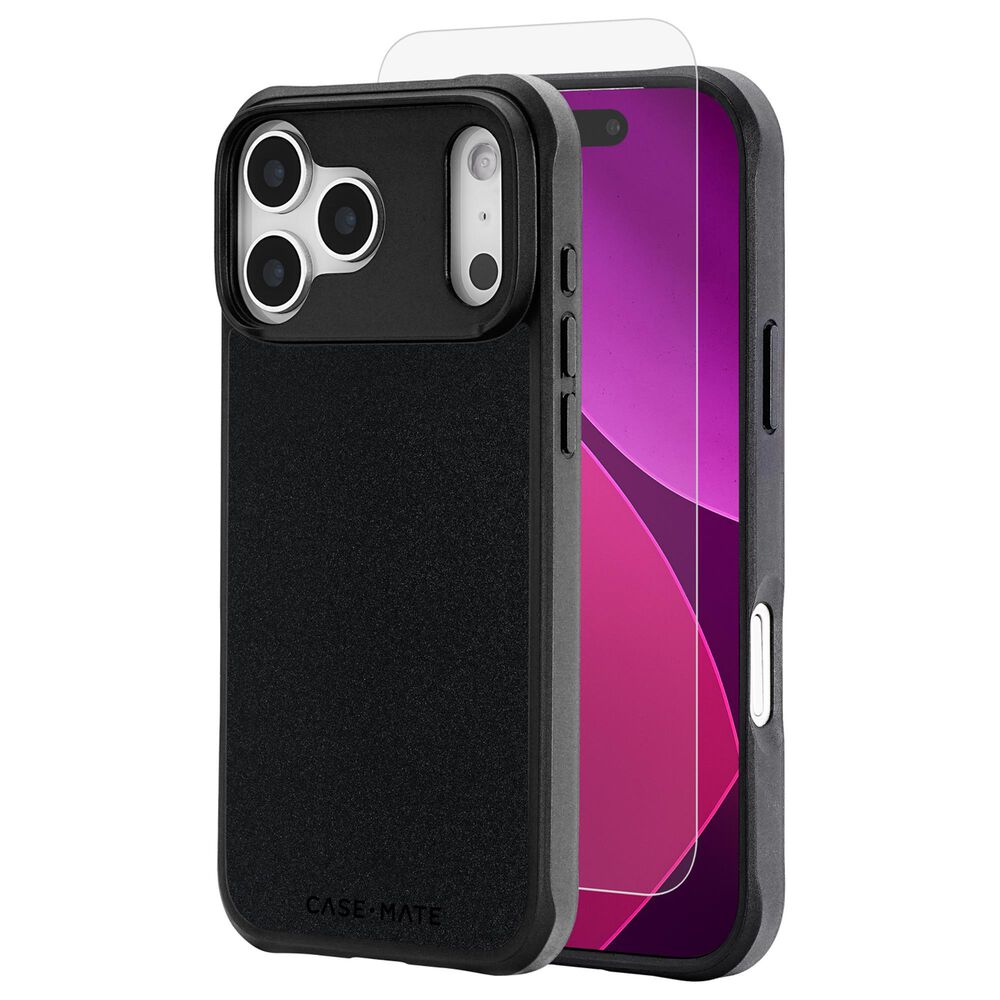 Case-Mate Protection Pack Tough MagSafe Case and Glass Screen Protector for iPhone 17 Pro Max in Black, , large