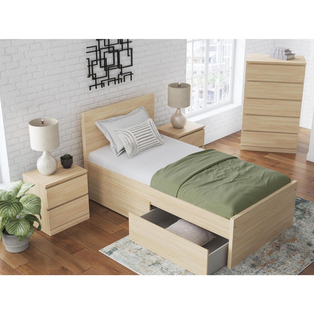 Ashley Onita 2-Drawer Nightstand in Natural, , large