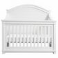 Appleseed Rowan 4-In-1 Archtop Convertible Crib in Pure White, , large