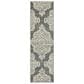 Oriental Weavers Marina 5929E 2"3" x 7"6" Grey and Ivory Scatter Rug, , large