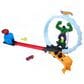 Hot Wheels Superstar Speeders Spider-Man and Hulk Smash Down Track Set with Die-Cast Vehicle, , large